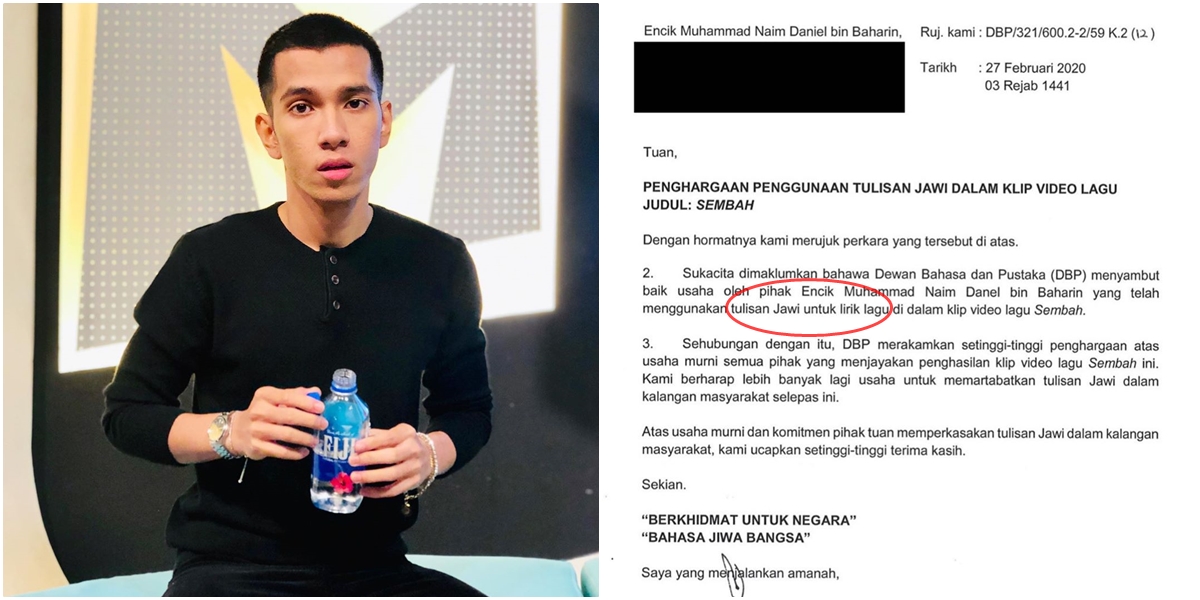 Klip video guna tulisan Jawi, Naim Daniel bersyukur terima ...